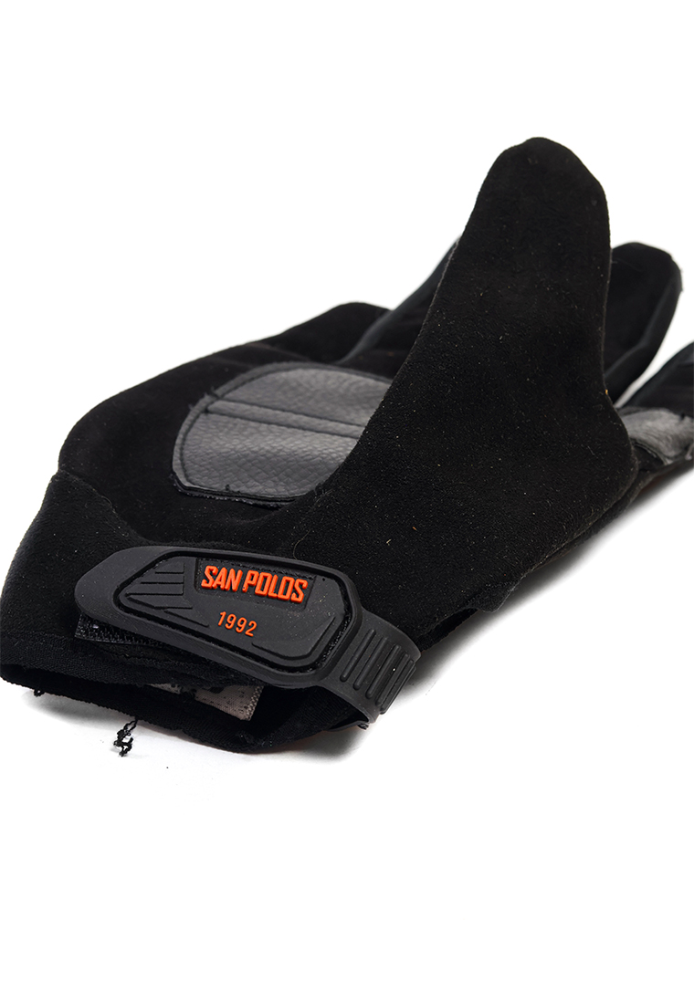 GUANTES SAN POLOS GTS-002 NEGRO NARANJA - Imagen 4