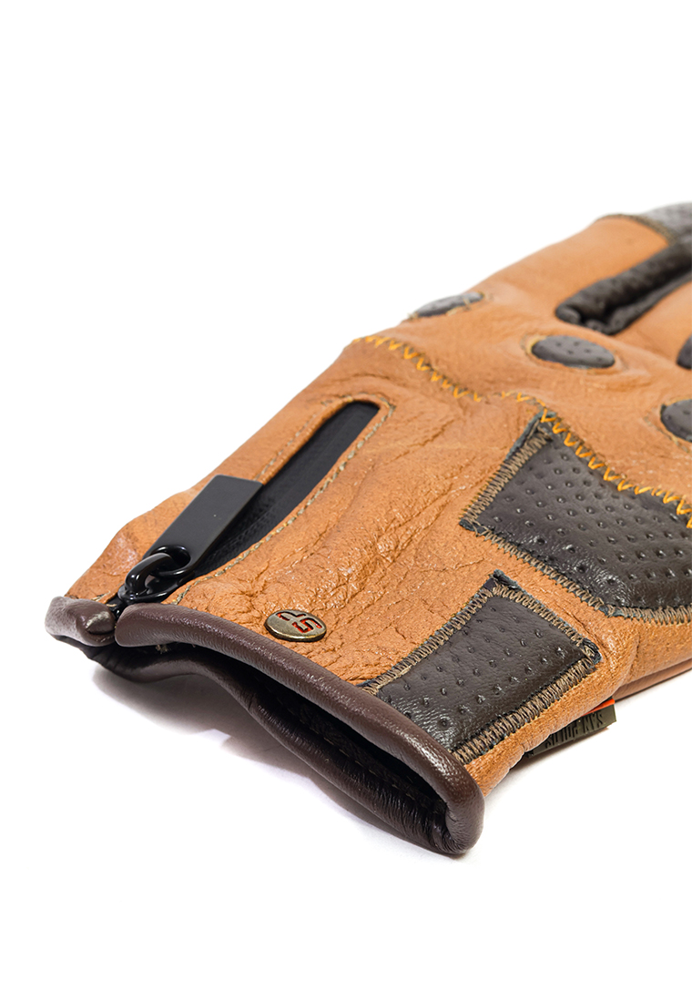 GUANTES SAN POLOS INV-001 MIEL CAFÉ - Imagen 2
